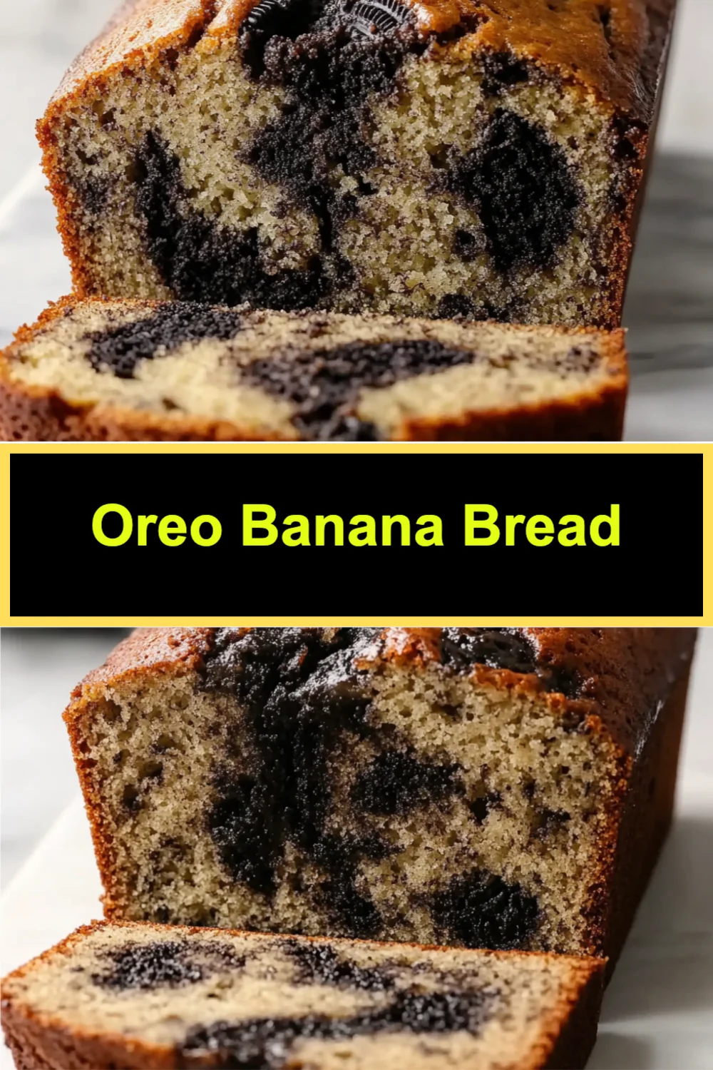 Oreo Banana Bread