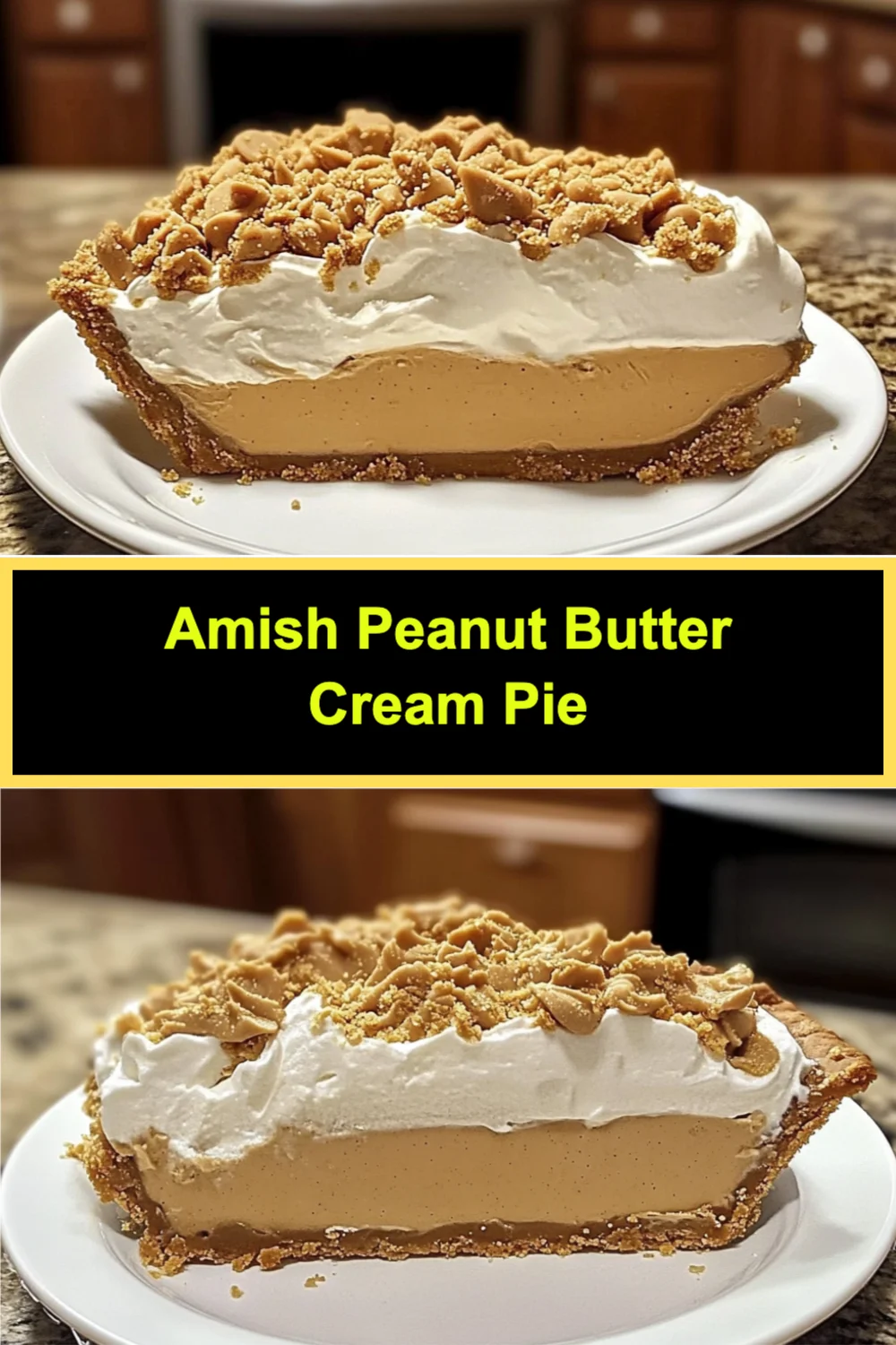 Amish Peanut Butter Cream Pie