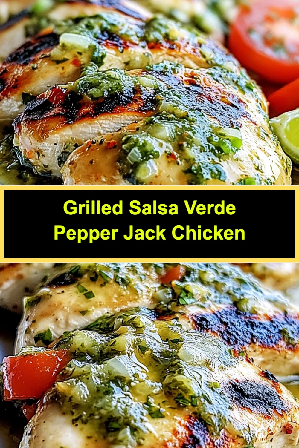 Grilled Salsa Verde Pepper Jack Chicken: A Must-Try Summer Recipe for BBQ Lovers!