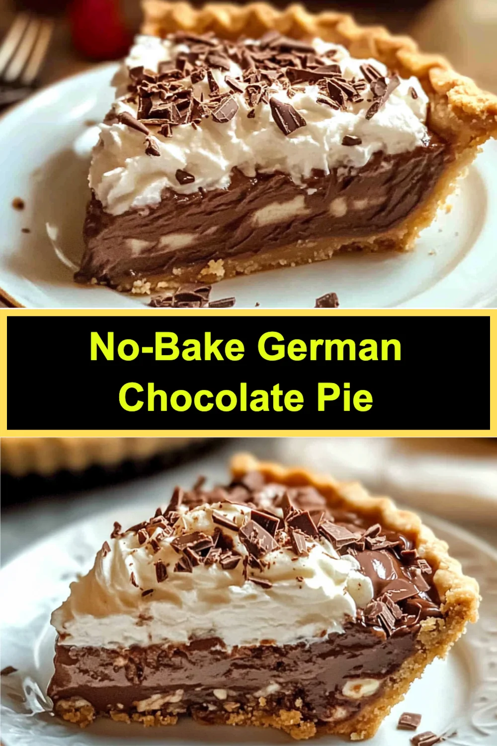 No-Bake German Chocolate Pie