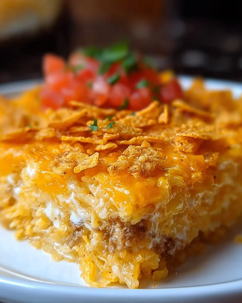 Cheesy Hashbrown Dorito Casserole Recipe (Comfort Food Classic!)