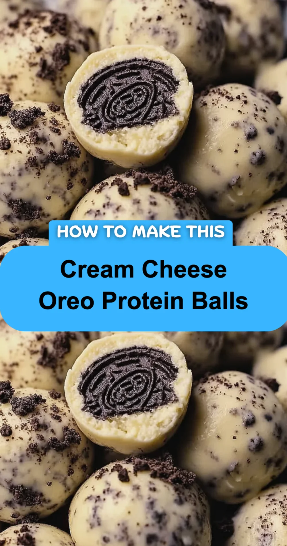 Delicious Cream Cheese Oreo Protein Balls Recipe