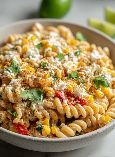 Deliciously Easy Healthy Street Corn Pasta Salad Recipe