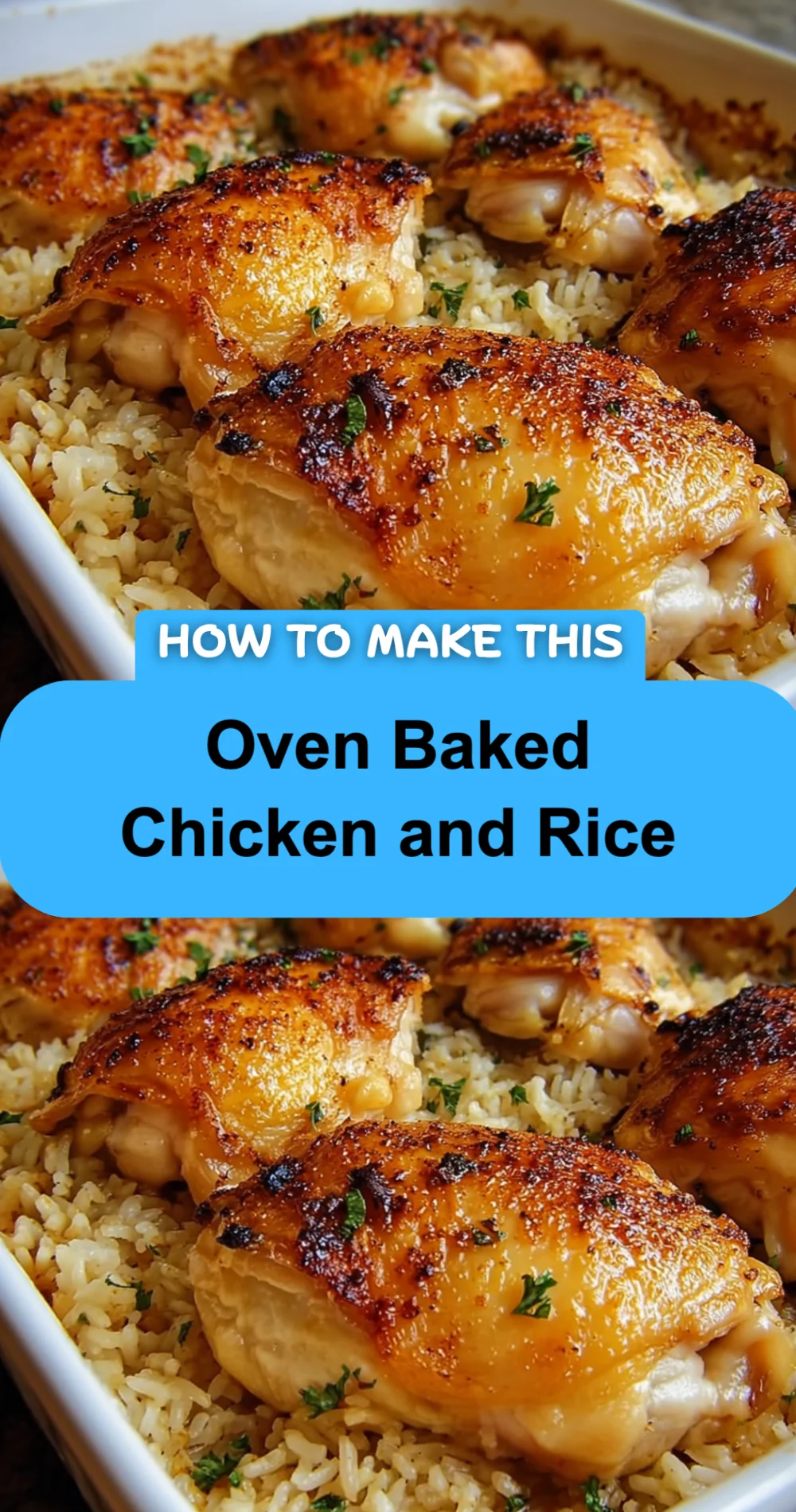 Deliciously Easy Oven Baked Chicken and Rice Recipe