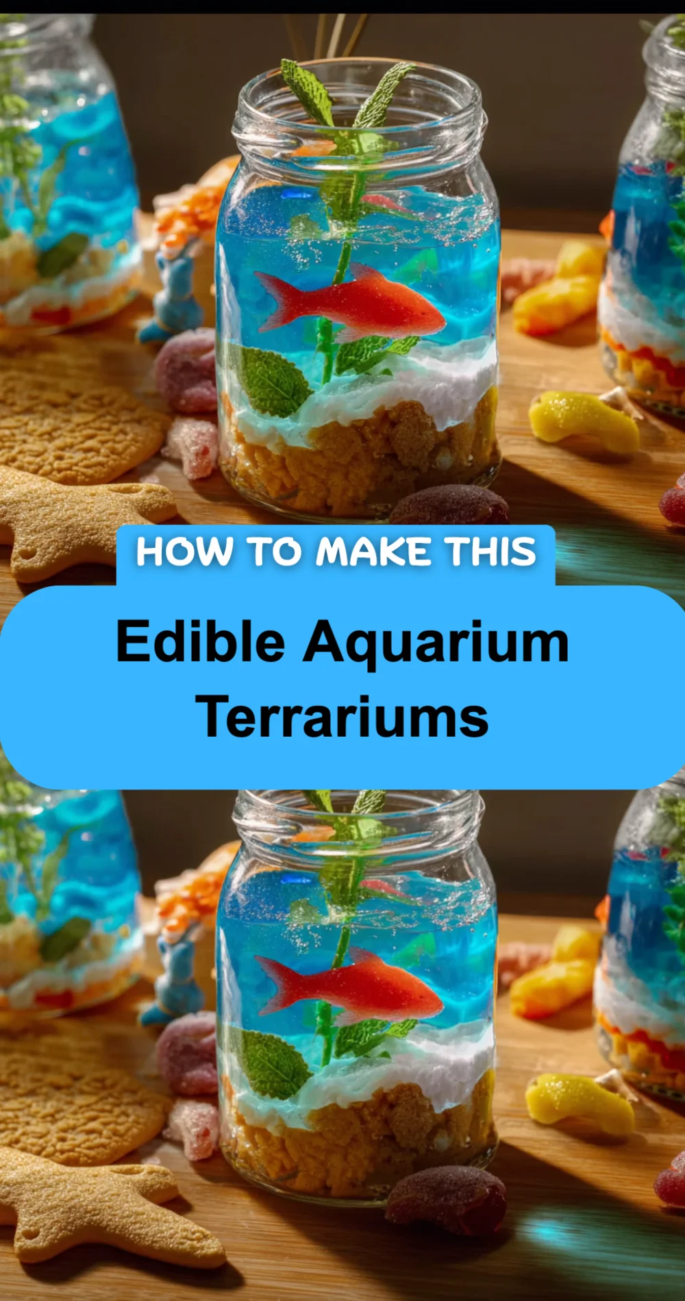 Delightful Edible Aquarium Terrarium Recipe