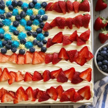 Delightful Flag Cake Recipe for Your Summer Celebrations