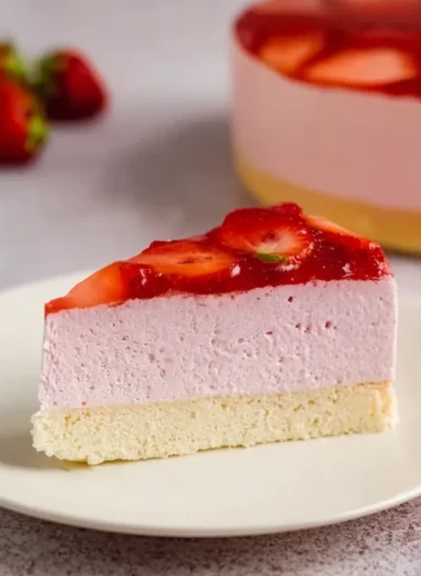 Delightful Strawberry Mousse Cake Recipe