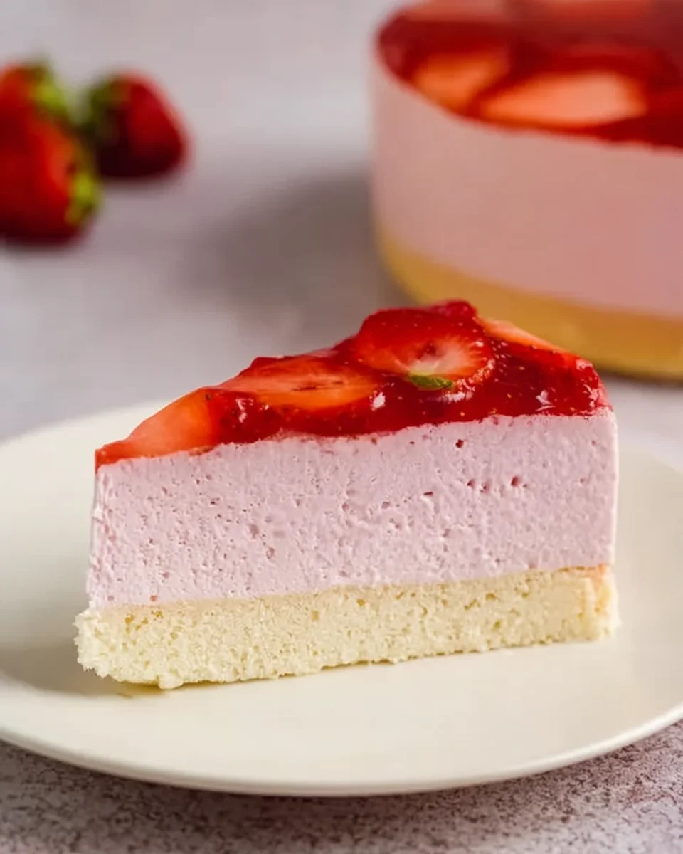 Delightful Strawberry Mousse Cake Recipe