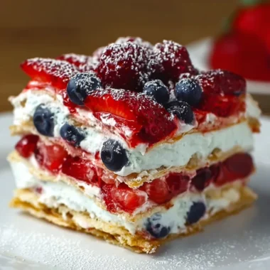 Delightful Summer Berry Dessert Lasagna Recipe