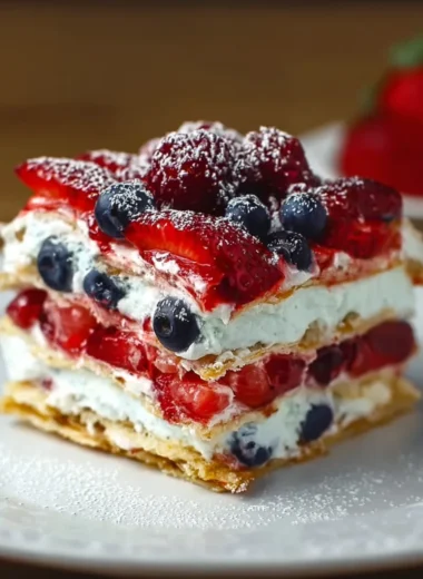 Delightful Summer Berry Dessert Lasagna Recipe