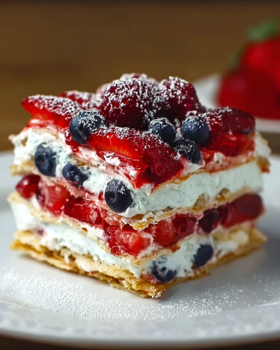 Delightful Summer Berry Dessert Lasagna Recipe