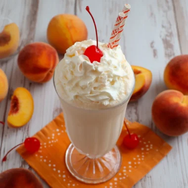 Easy Copycat Chick-fil-A Peach Milkshake Recipe