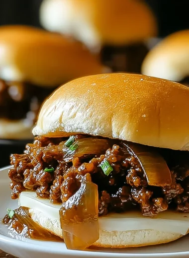Irresistible French Onion Beef Sloppy Joes Recipe