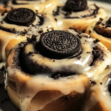 Oreo Cinnamon Rolls Recipe (Deliciously Gooey!)