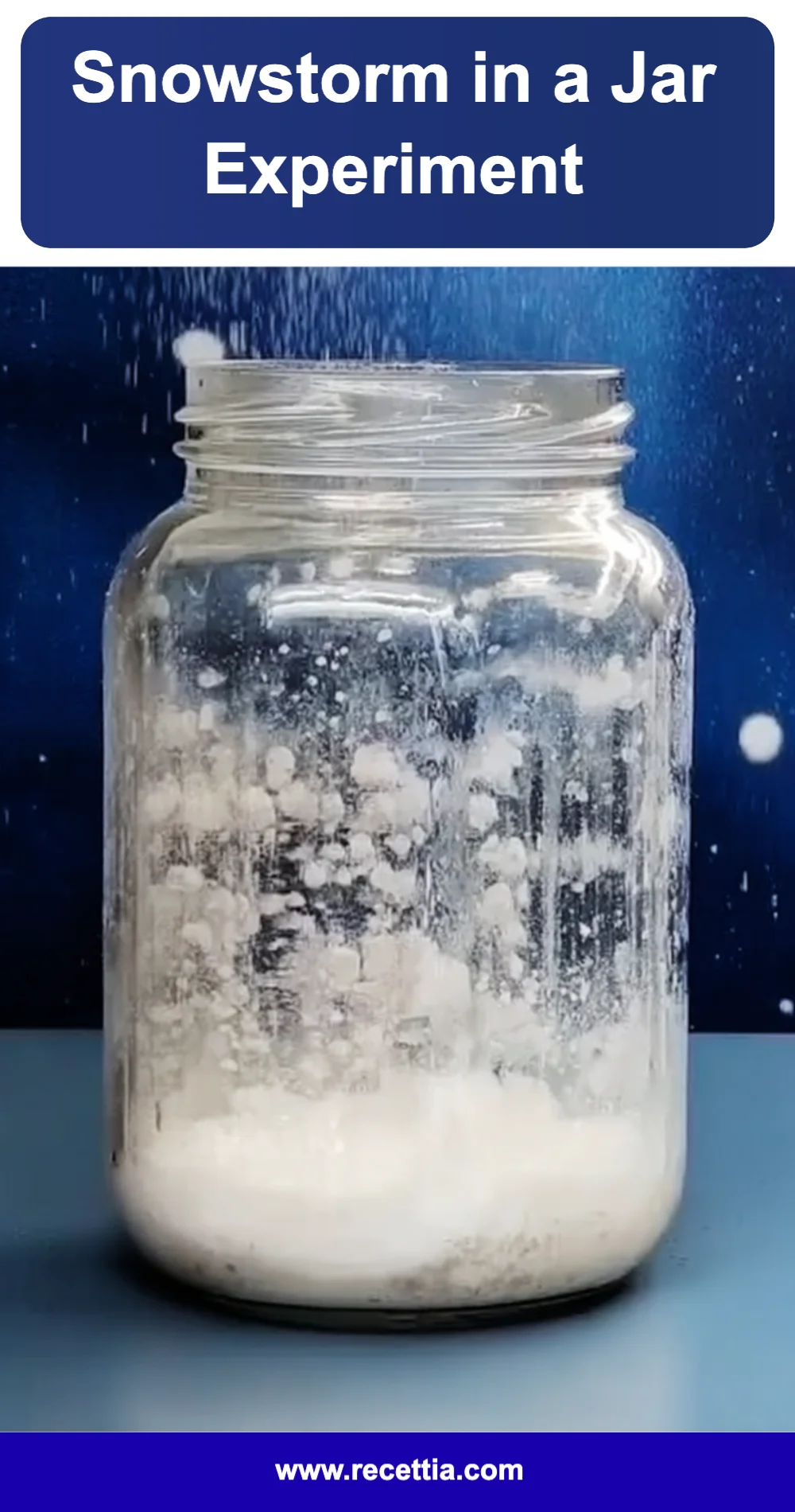 Snowstorm in a Jar Experiment: A Fun Science Recipe for Kids