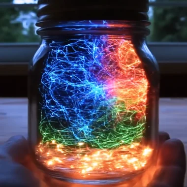 DIY Fireworks In A Jar Craft for Colorful Fun