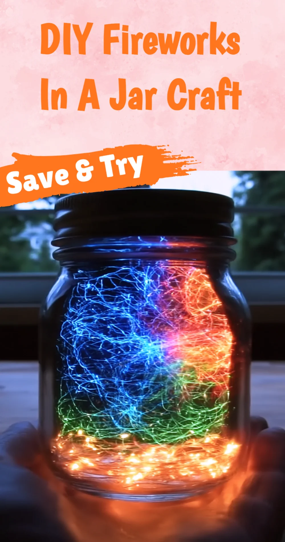 Create Stunning DIY Fireworks In A Jar for a Colorful Explosion of Creativity at Home!