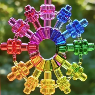 DIY Melted Bead Suncatchers for a Colorful Home Decor