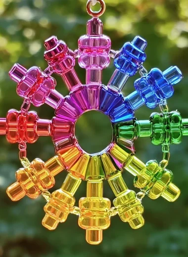 DIY Melted Bead Suncatchers for a Colorful Home Decor