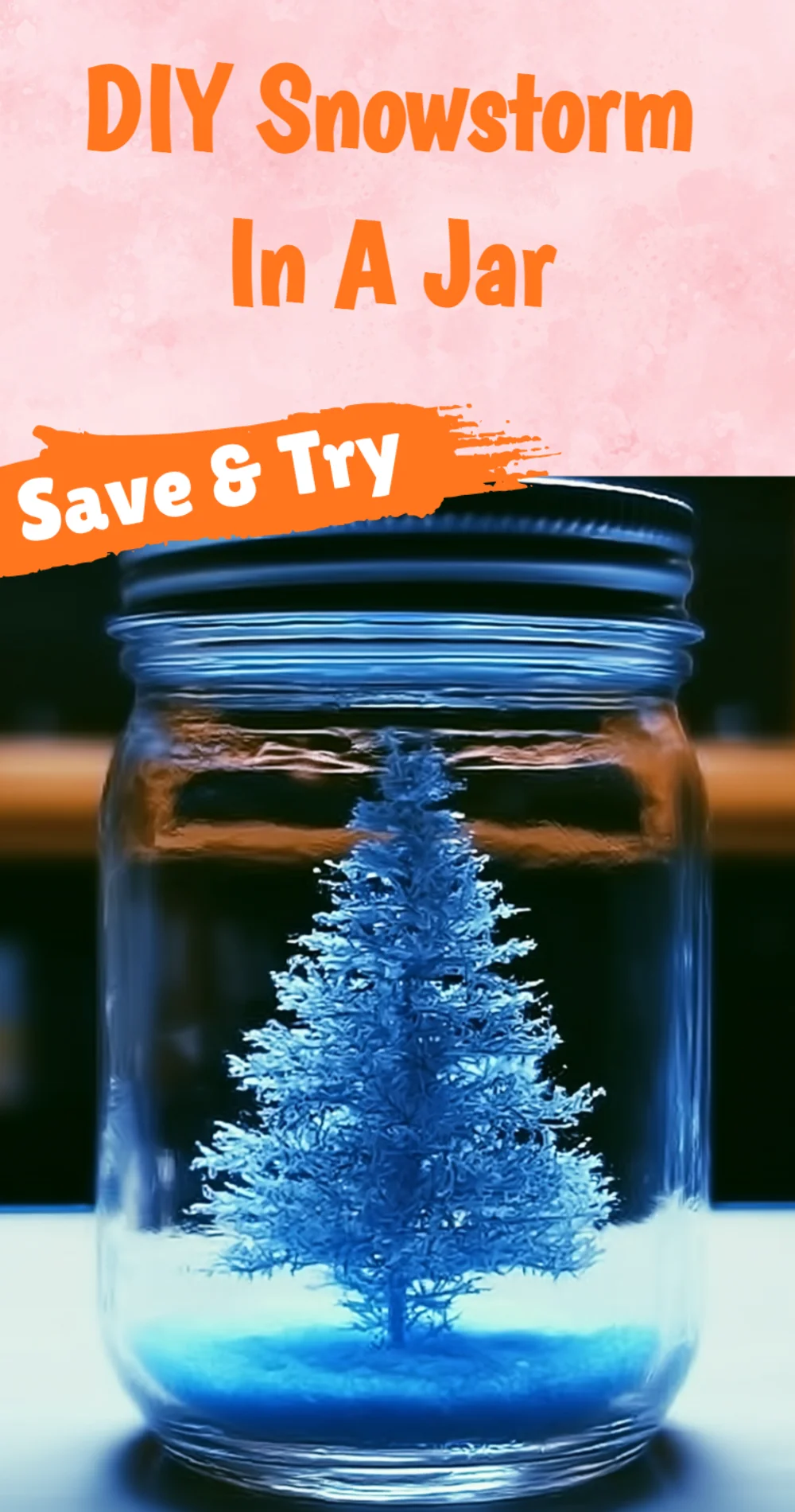 Create a Magical DIY Snowstorm In A Jar for Winter Wonderland Fun and Joyful Memories!